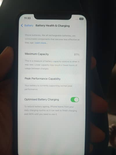 64GB Non PTA 81% battery health