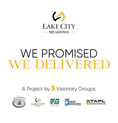 5 MARLA PLOT POSSESSION IN MARCH AVAILABLE FOR SALE IN LAKE CITY MEADOWS PVT LTD