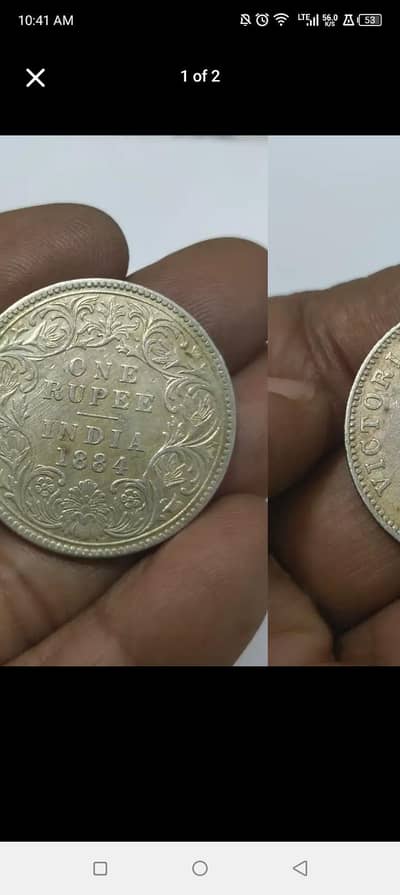 silver chandi coins old antiques