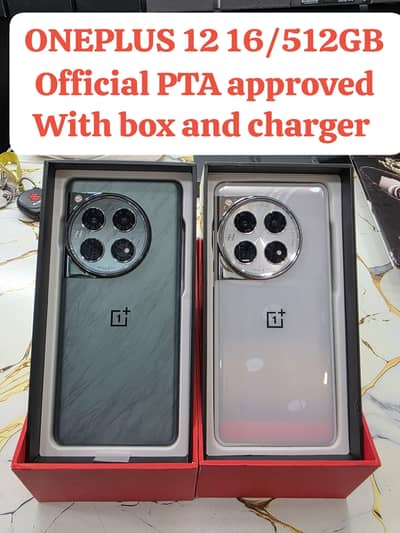 oneplus 12 Official PTA 16/512 with box charger