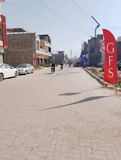 Overseas block 120 Syd 50'ft road facing plot for sell