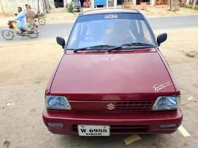 Suzuki Mehran VX 1994 model red cour urgent sale. 0333/8927965