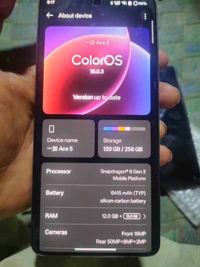 OnePlus 13R 12 256 nonpta sim time available