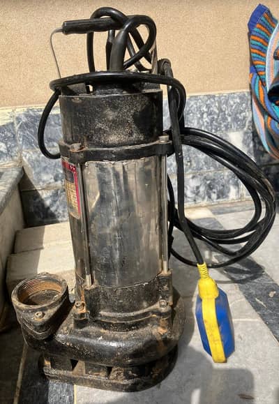 Used/domestic submersible sump pump for basement waste water