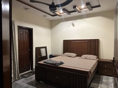 Wooden King Size Bed + Side Tables + Dresser