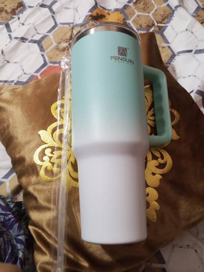stainless steel tumbler with straw