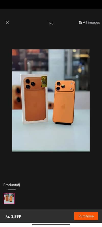 yeah 17pro max ki dummy hai sirf 2 din use hui hai