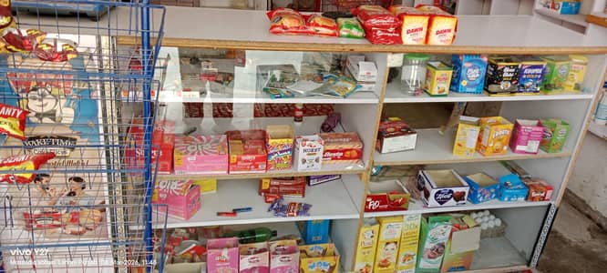 shop shelves +counter _complete setup _ 45000 only