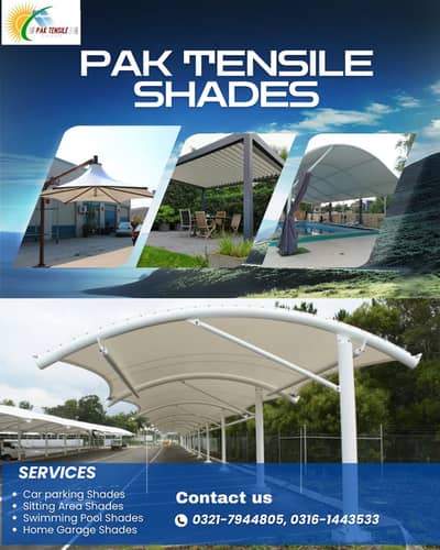 Tensile Shade - Car Parking Shade - Car porch - Factory shed - Canopy