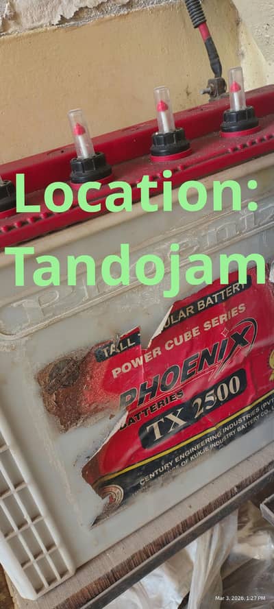 Phoenix Solar Batteries 2 Adad TX-2500 Tall Tubular. Power Cube Series