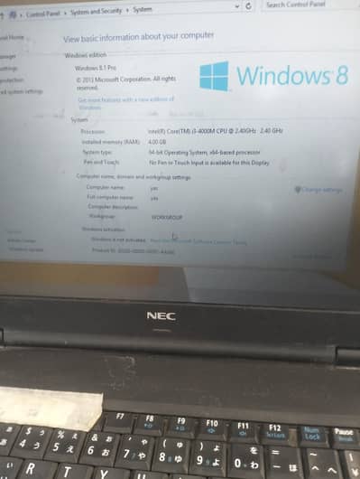NEC Laptop For Sale The Price is 10000