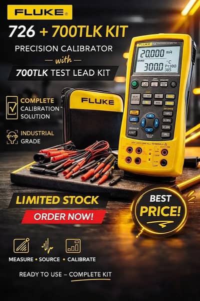 Fluke 726 / Fluke 700TLK Multifunction Process Calibrator Kit