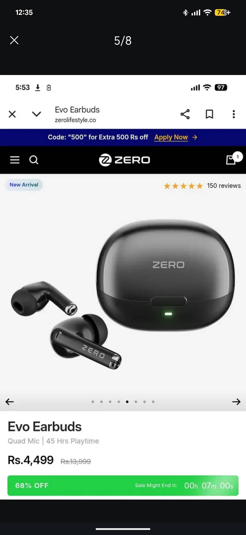 Zero Earbuds Evo 2