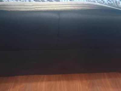 3 seater black sofa