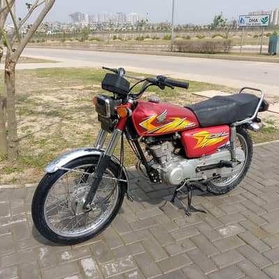 Honda CG 125 2021 Islamabad number