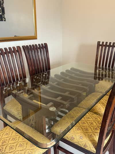 pure sheesham wood dinning table