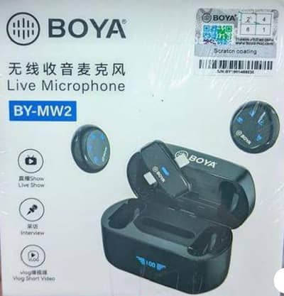 boya live microphone by MW9