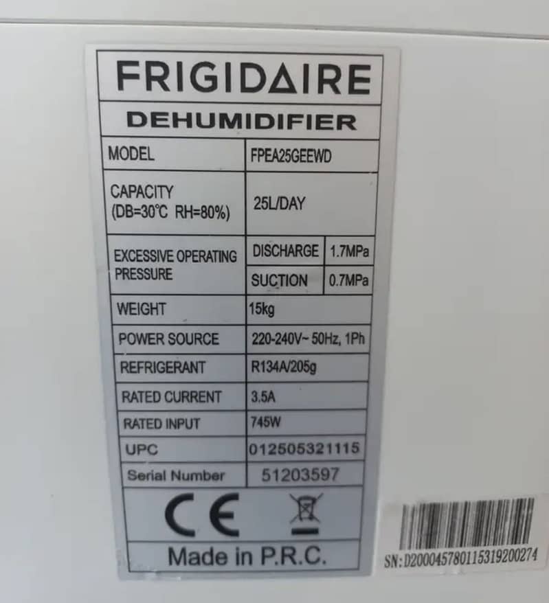 dehumidifier 0