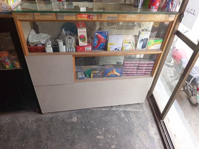 2 wooden shop counters for sale