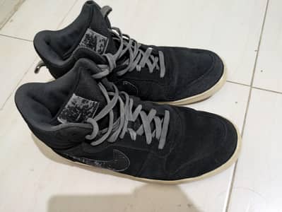 Nike Court Borough Men's 10 Black Suede