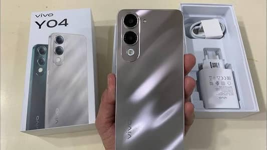 vivo y04 4+4gb 128gb new phone complete box ful new condition