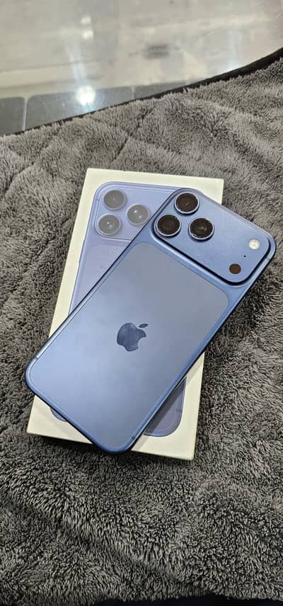 17 max 256GB blue titanium physical dual 