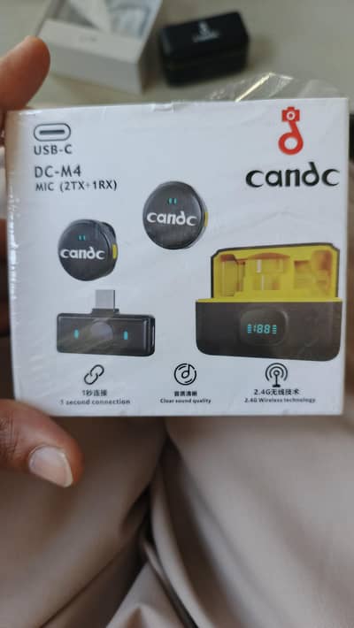 candc dc-m4 usb type c microphone  double noise cancellation