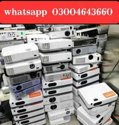 Projectors & screens available