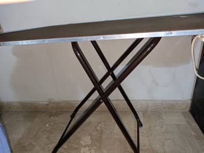 Foldable & adjustable iron board / iron stand