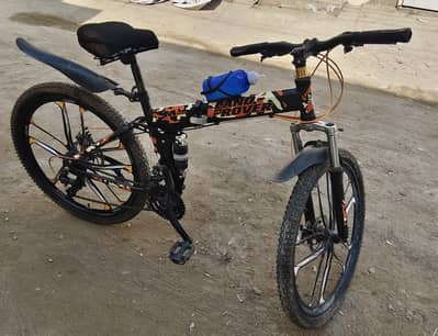 Land Rover Foldable Bicycle|Dual Disc Brakes|New Tyres