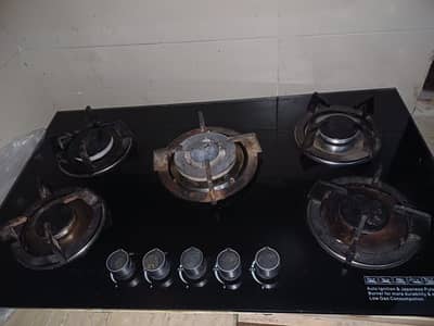 5 burner gas stove