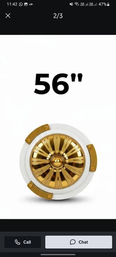 AC DC CEILING FAN 56"