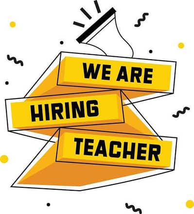 urgent teacher required for 6 to 8 class