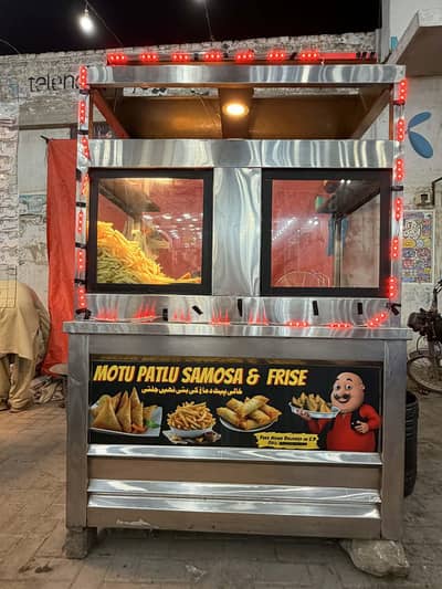 stainless steel food counter