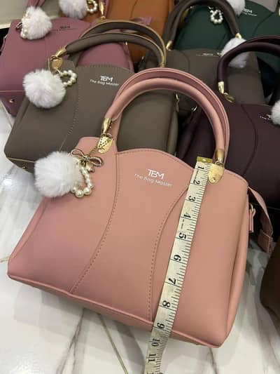  Women's Rexine Plain Hand Bag – TBM 3 Pcs Set