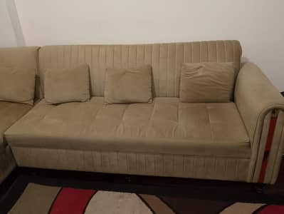 5 Seater Sofa - L Shaped Sofa - Wooden Sofa - Sofa Set - Sale For Sale