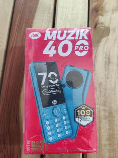 itel muzik 400 pro box packed