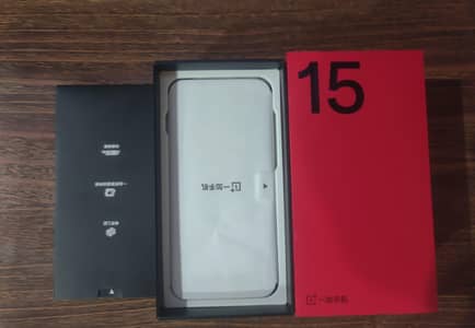 OnePlus 15 New Box Packed 12/256, Black Color