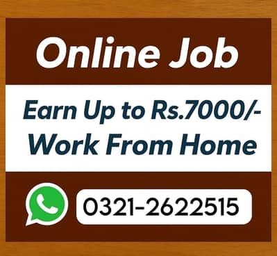 Assignment Job / Typing job / Data Entry Job / Job for male and female