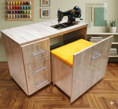 New sewing machine / tablet / and chair set only  0316,5004723