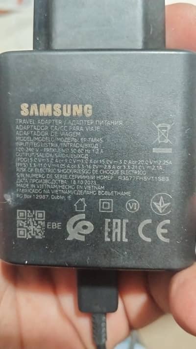 Samsung s25 ultra Original Charger with cable