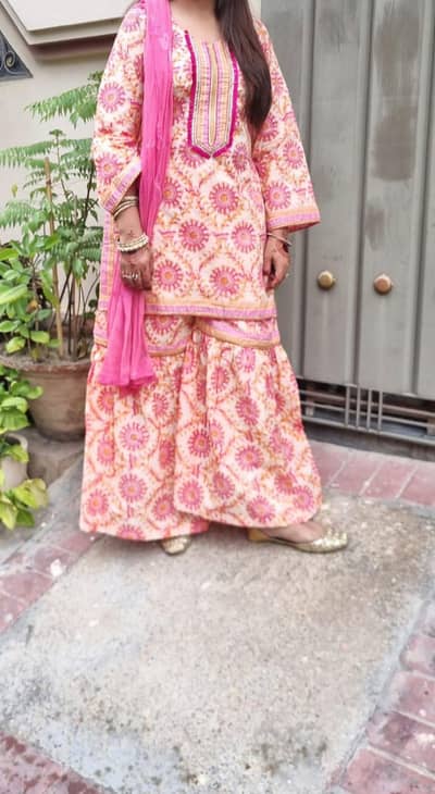 Rang Ja Brand Lawn Garara – 2 Piece