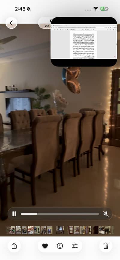 10 persons Dining Table