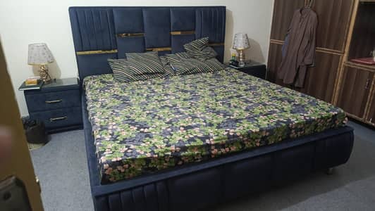 king size bed with mattress for sale