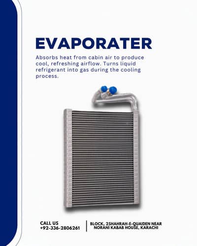 Coling Coil - Evaporater for Car AC – All Brands & Models Available