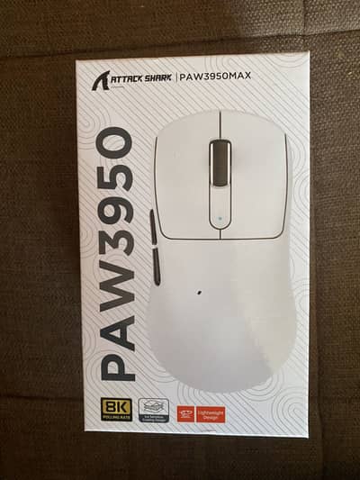 Attack shark V5 ultra-light tri-mode Gaming mouse,42000 dpi,8000hz