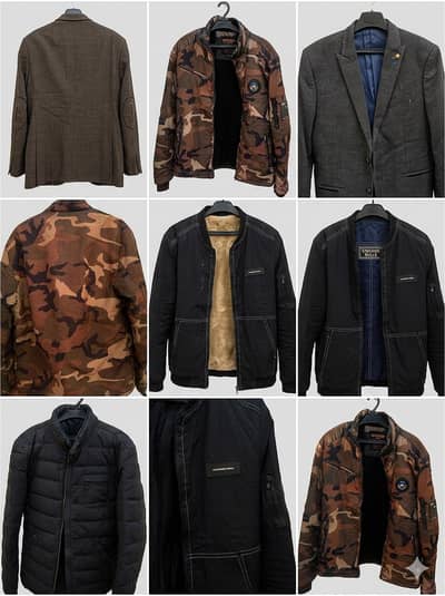 استعمال شدہ گھڑی جیکٹس کیجوئل کورٹس اور بیگز