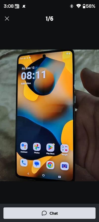 Motorola g 5 g  8 128  4 gen 1 snapdragon non pta