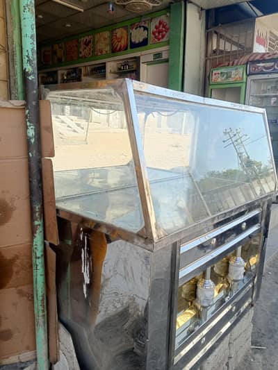 rool samosa counter steel