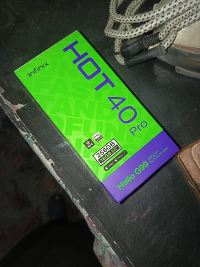 Infinix hot 40 pro 8/256 60fps